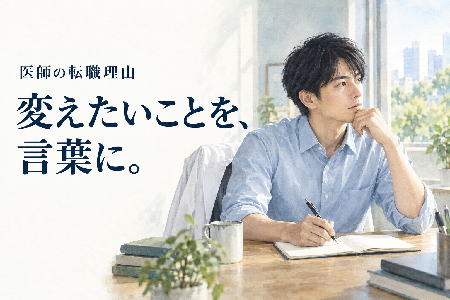 医師 転職理由。転職するか迷う勤務医が、不満の背景、現職での調整、次の勤務先への希望を分け、面談で事実に沿って伝えるための整理票です。